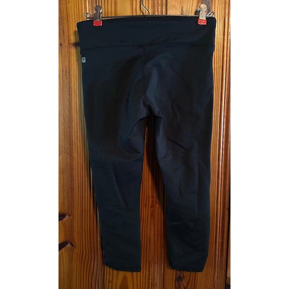 Fabletics brand new black cropped compression quick dry leggings size small - Picture 2 of 5